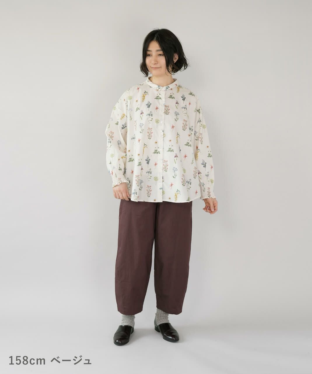 16日までお取り置き中♡♡新品♡♡ボタニカルブラウス UNTITLED（アンタイトル） ブラウス シャツ 「花柄/洗える」ボタニカル