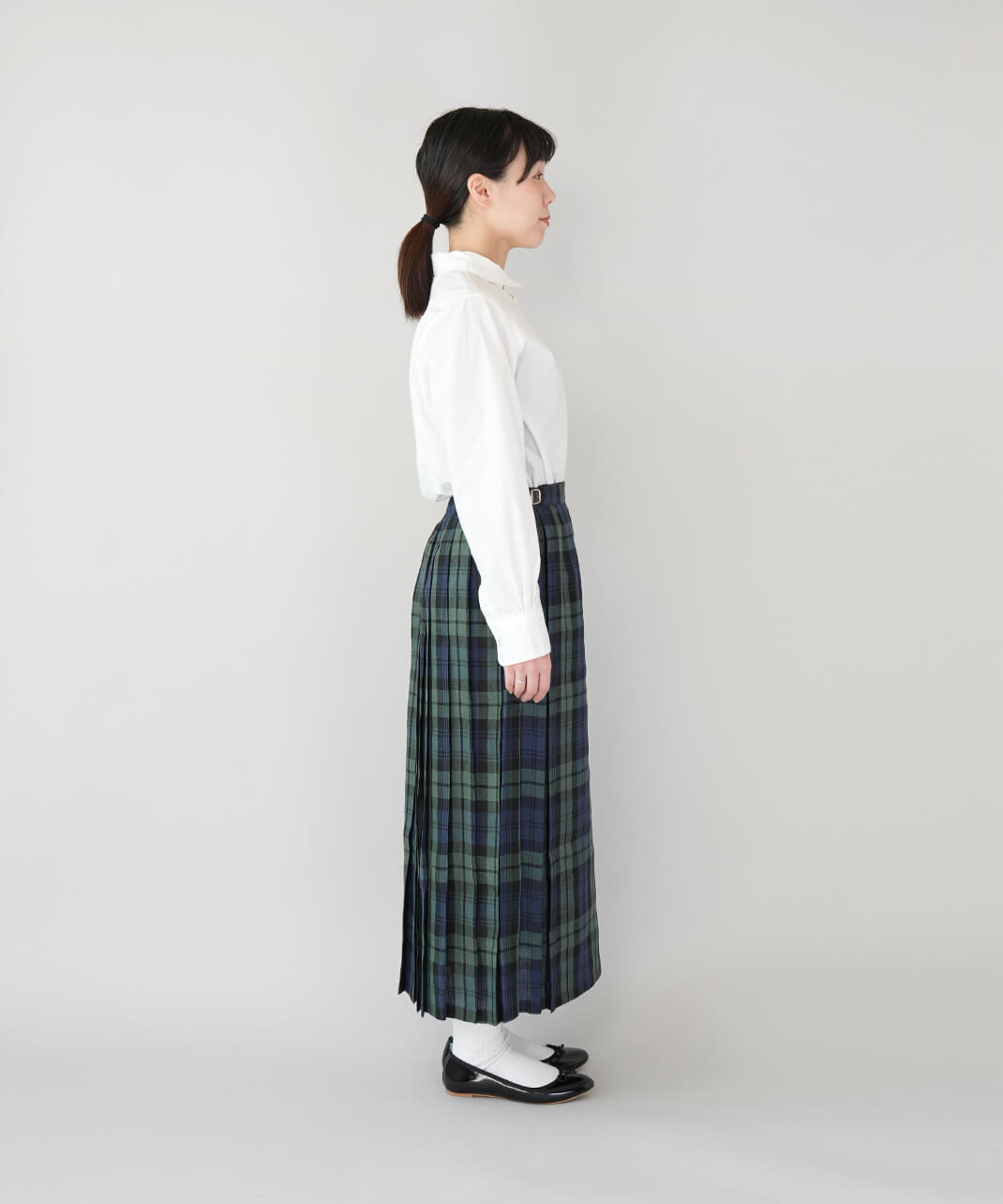 O'NEIL OF DUBLINリネンのアイルランドキルトスカート | mumokuteki