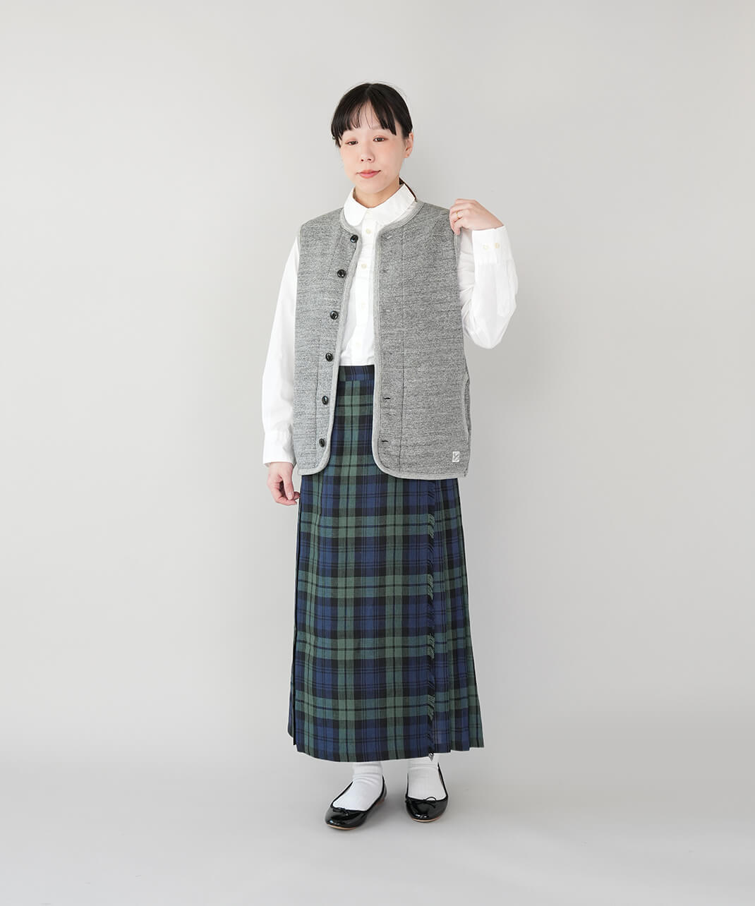 20%off】O'NEIL OF DUBLINリネンのアイルランドキルトスカート