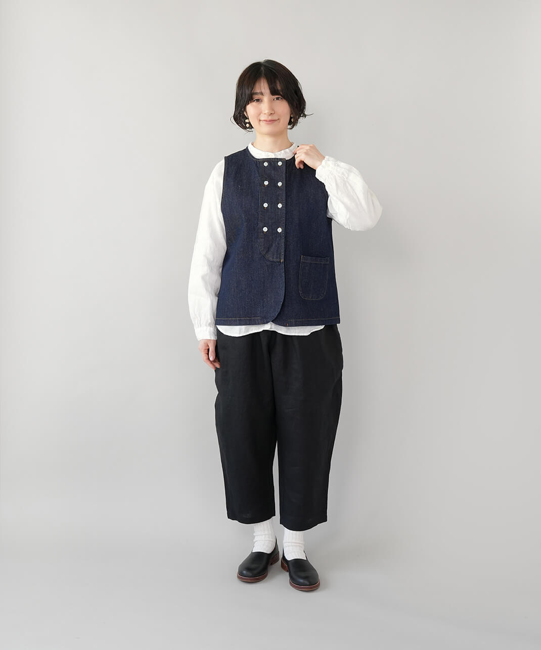 mumokutekiみんなの定番いつものリネンシャツ | mumokutekiオンライン