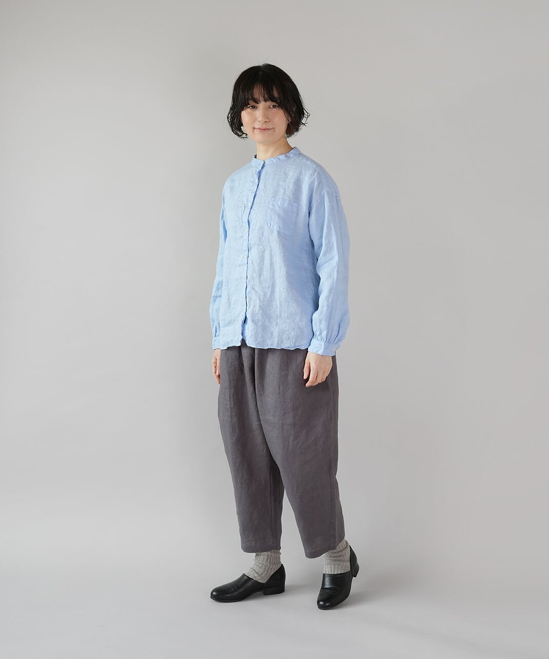 mumokutekiみんなの定番いつものリネンシャツ | mumokutekiオンライン