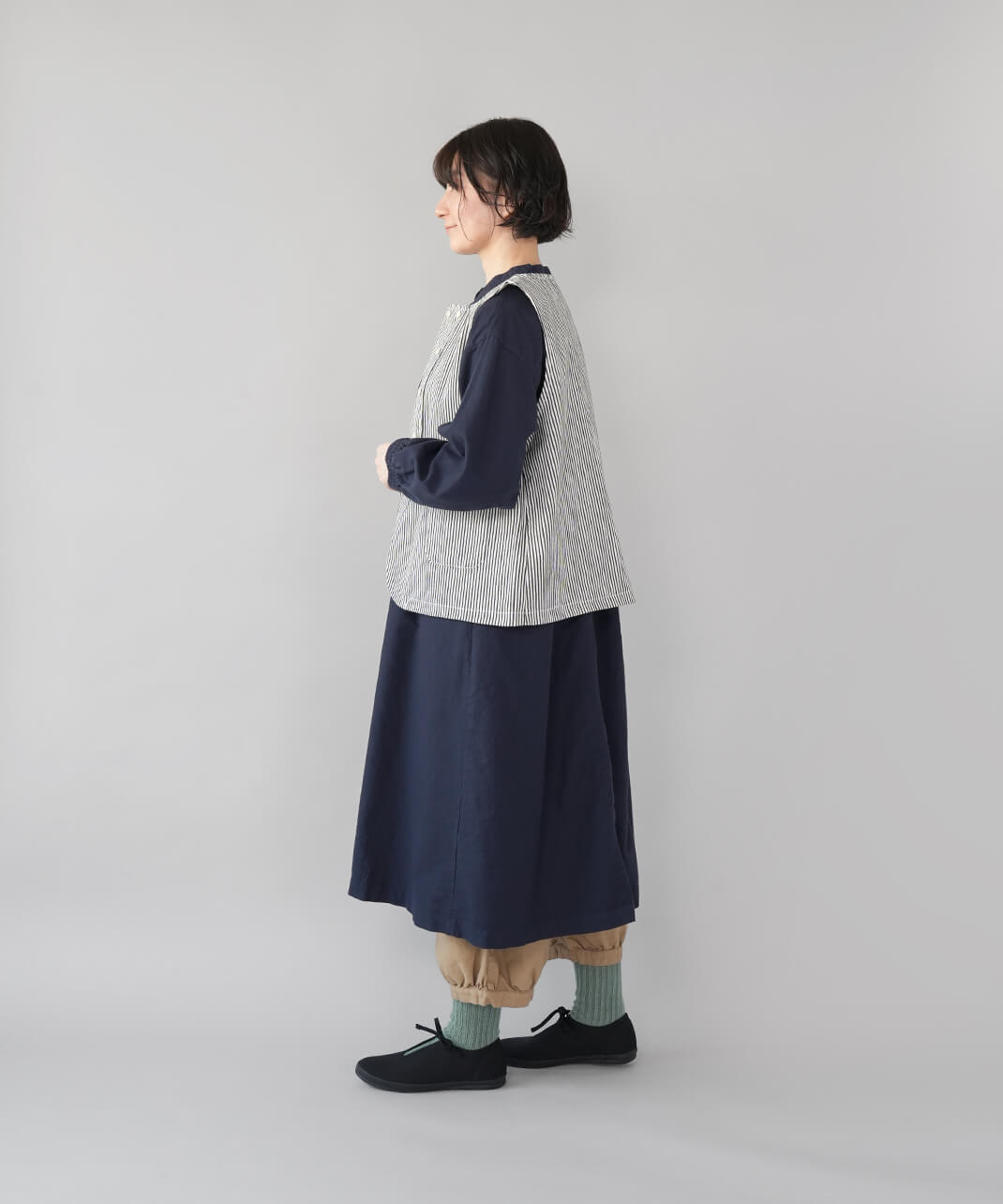 mumokutekiダブルボタンのデニムベスト | mumokutekiオンラインストア