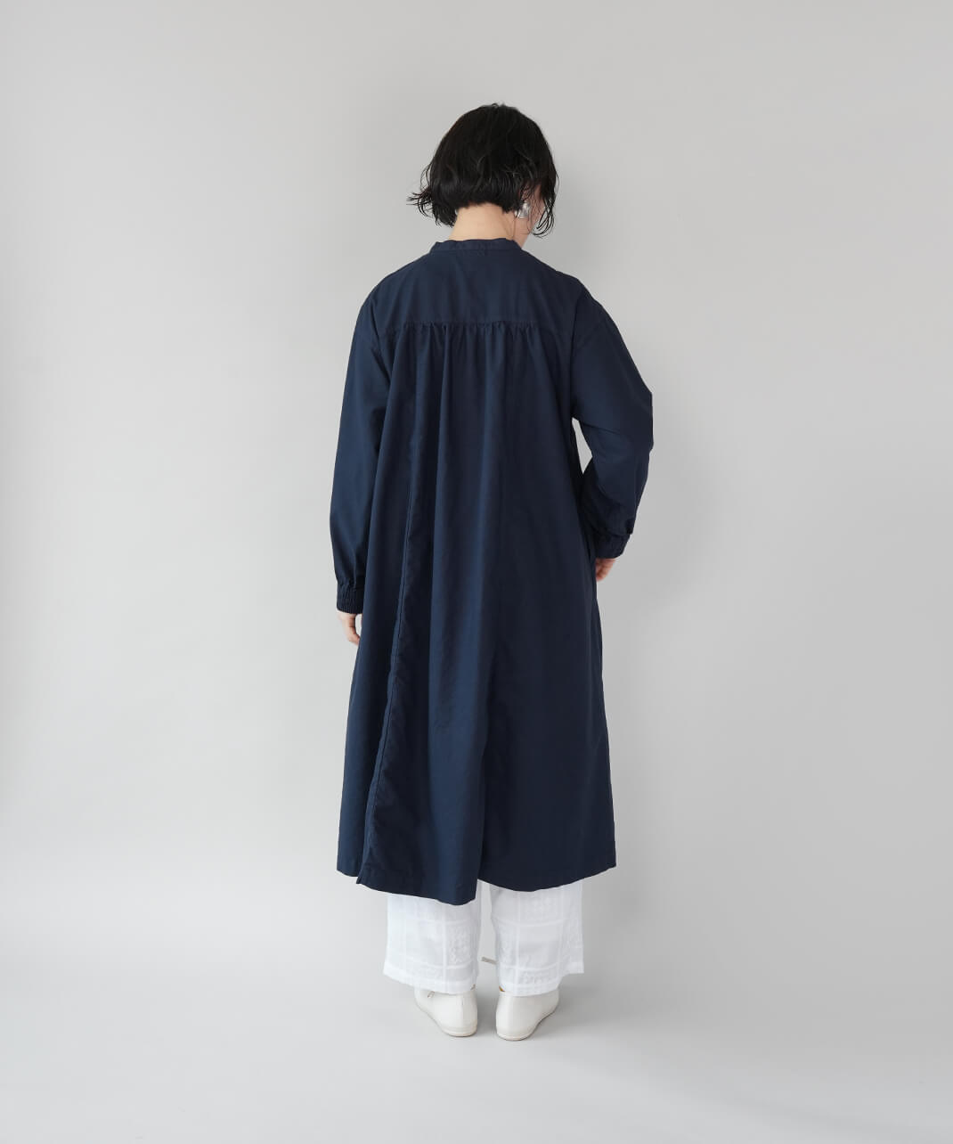 20%off】mumokutekiオックス素材のシャツワンピース | mumokuteki
