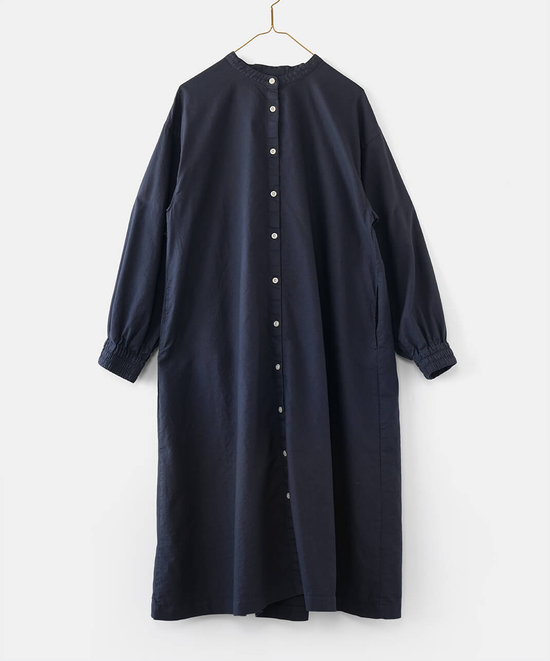 20%off】mumokutekiオックス素材のシャツワンピース | mumokuteki