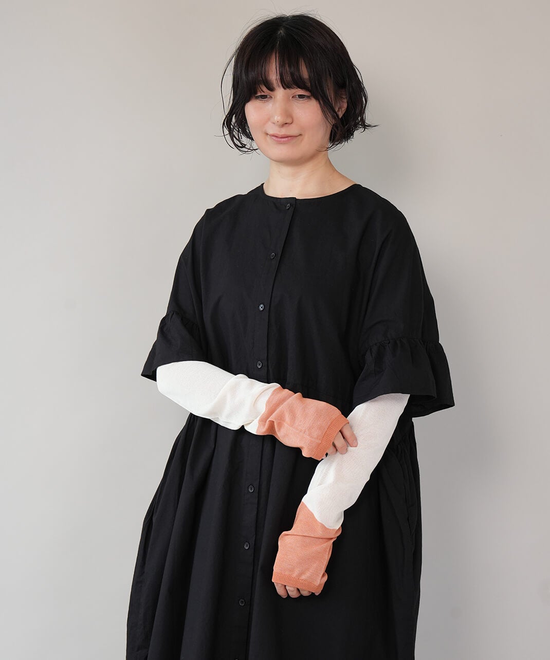 美品★ARTS&SCIENCE★シルク混 長袖プルオーバー光沢 厚手 黒サイズ1 000000016113-04.jpg?size=l&w=