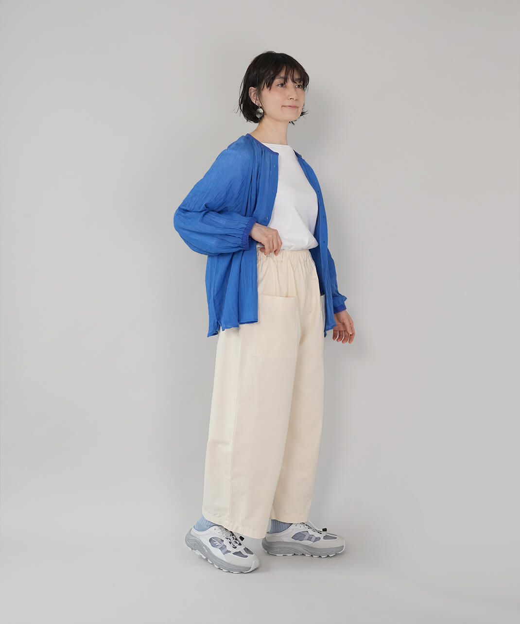 HEAVENLYコットンツイルのフロントポケットパンツ | mumokuteki