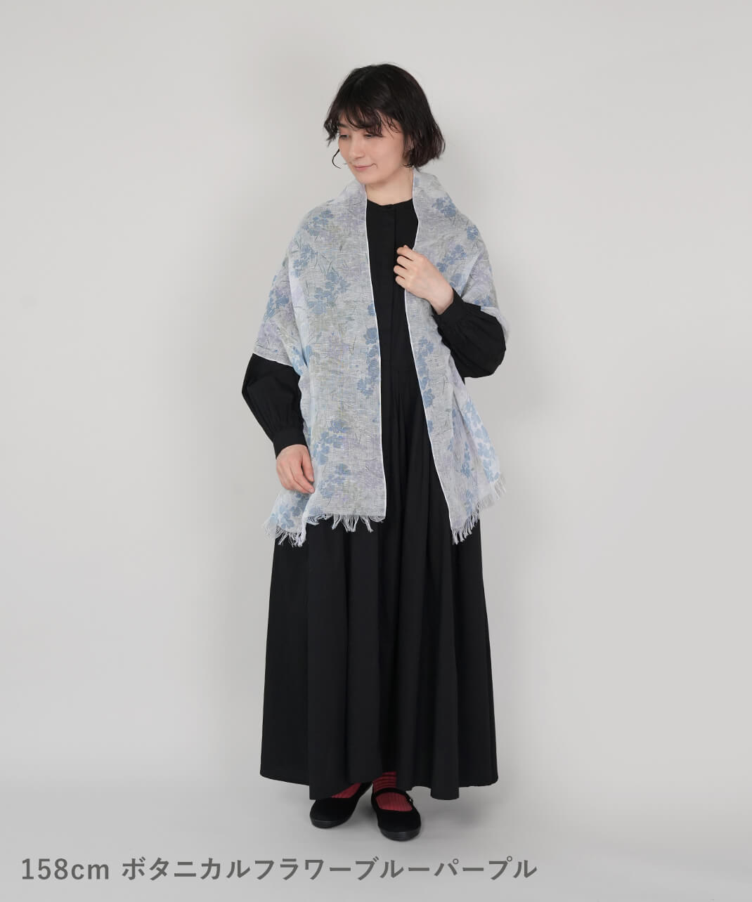 linen抗菌・防臭加工・UVカット麻×綿の涼やかストール | mumokuteki