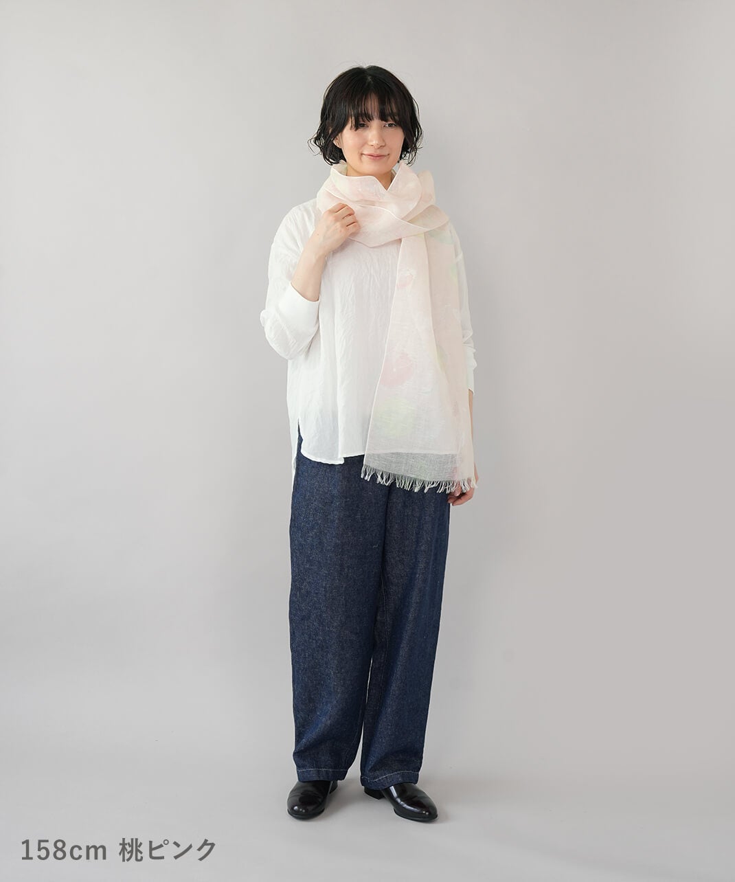 linen抗菌・防臭加工・UVカット麻×綿の涼やかストール | mumokuteki
