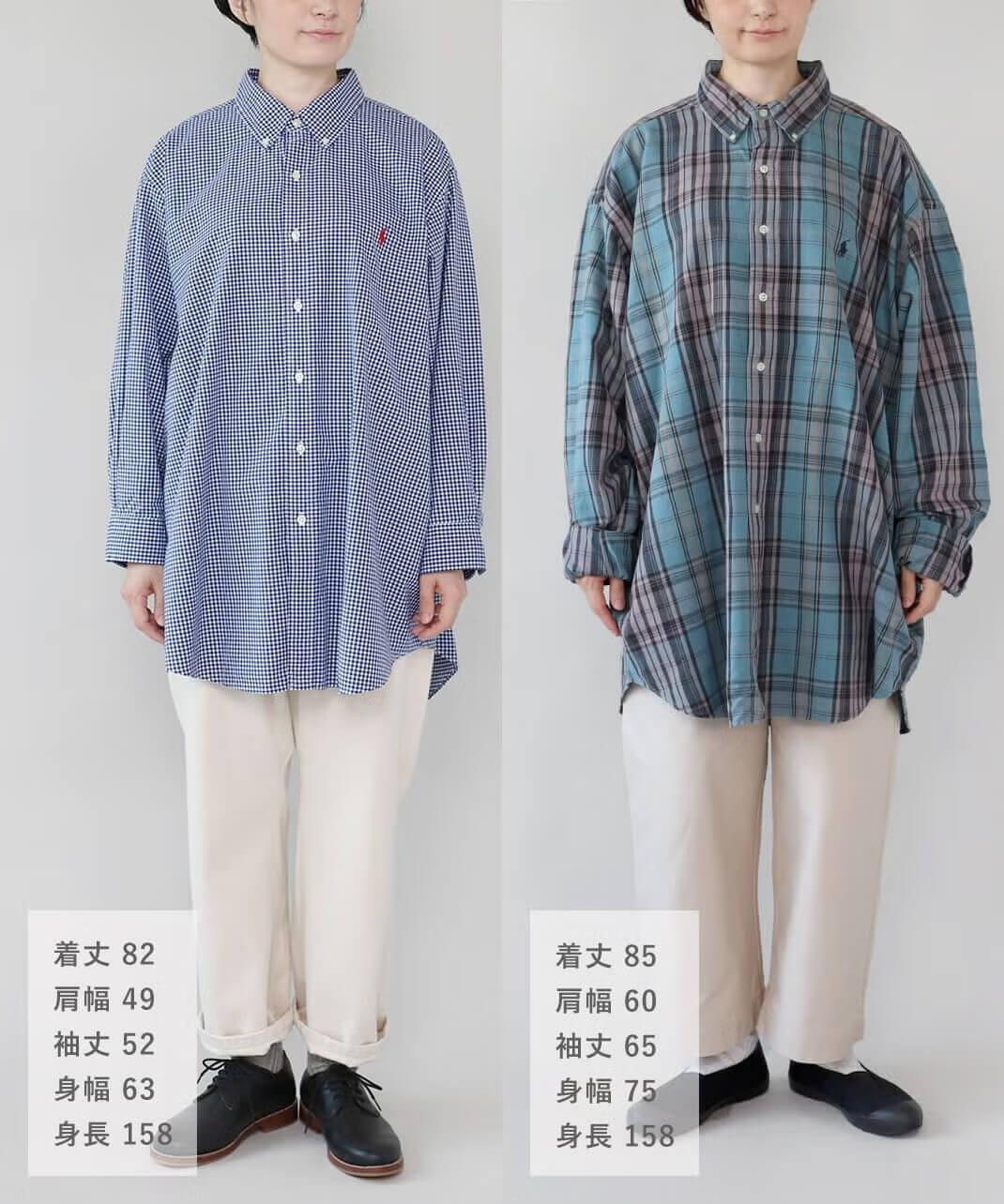 RALPH LAUREN古着コットンギンガムチェックシャツ 22 | mumokuteki