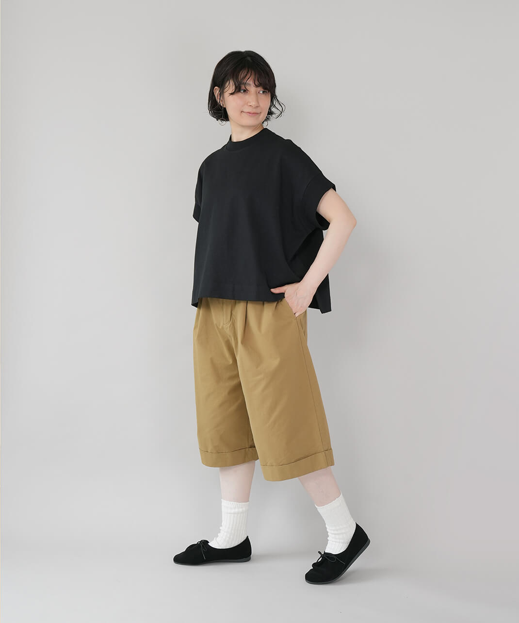HEAVENLYコットンツイルのショートパンツ | mumokutekiオンラインストア
