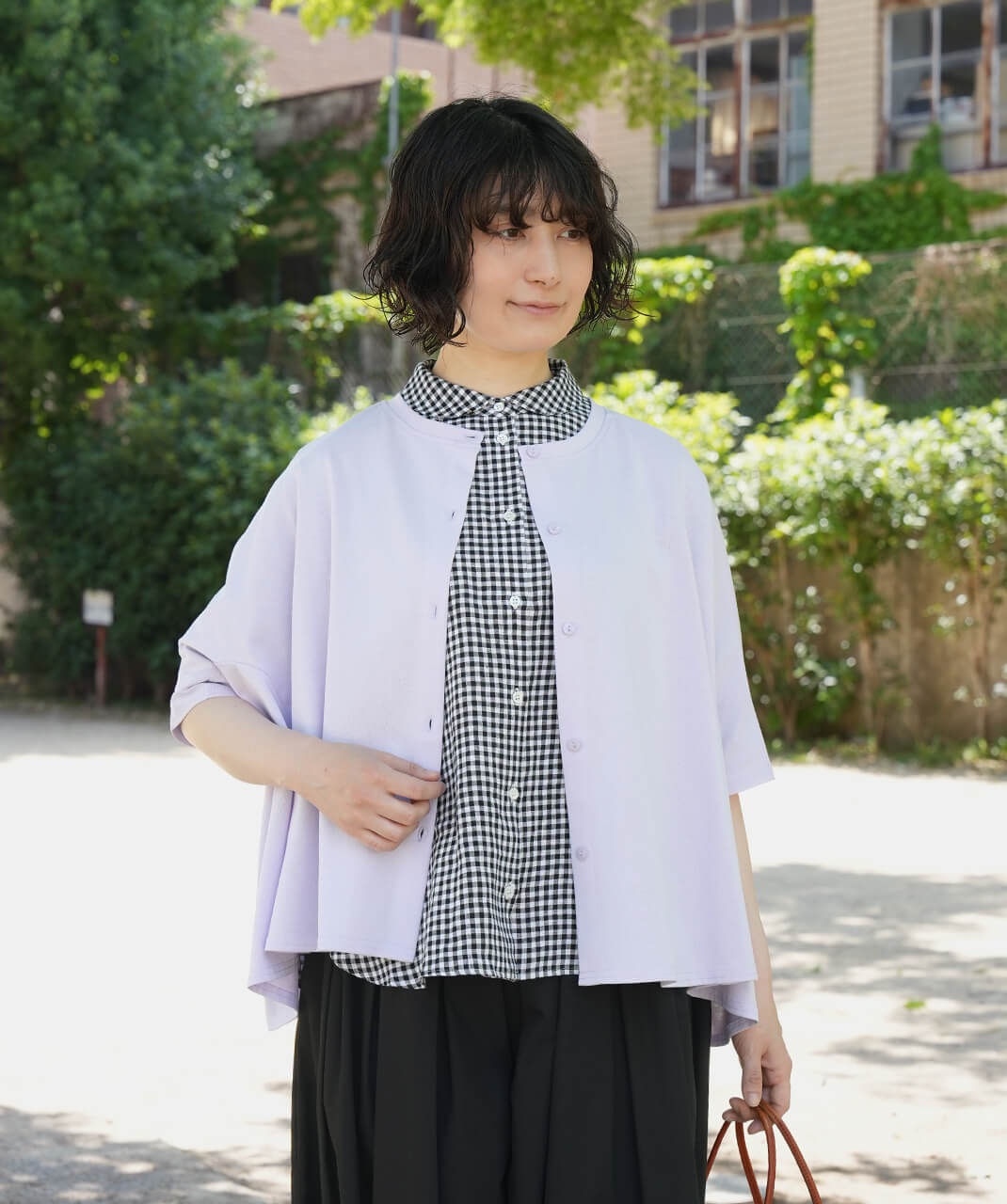 40%off】mumokutekiUVカット ゆらゆら揺れるカーディガンカットソー
