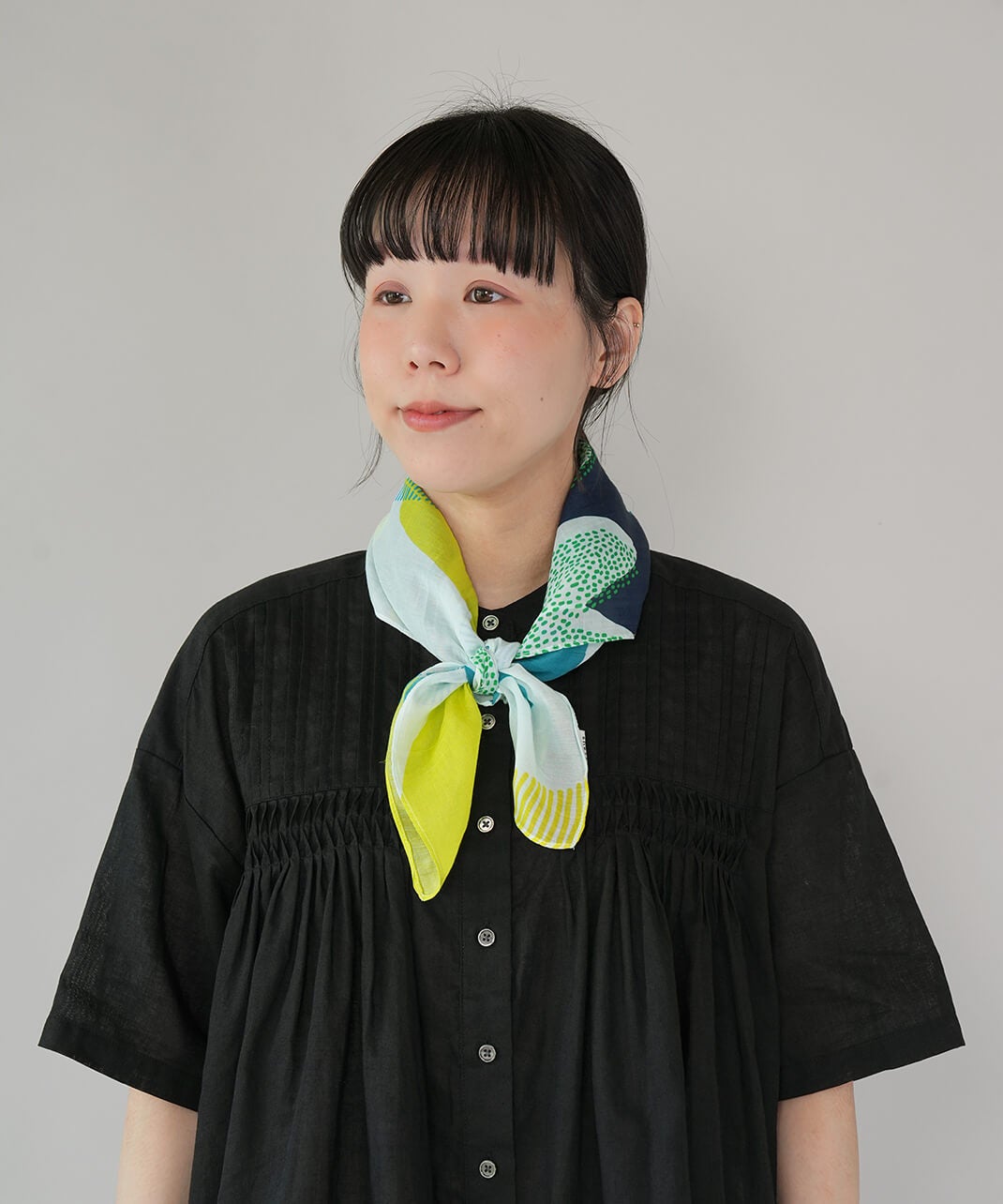 shesay直島の風景を楽しむコットンシルクスカーフ | mumokuteki