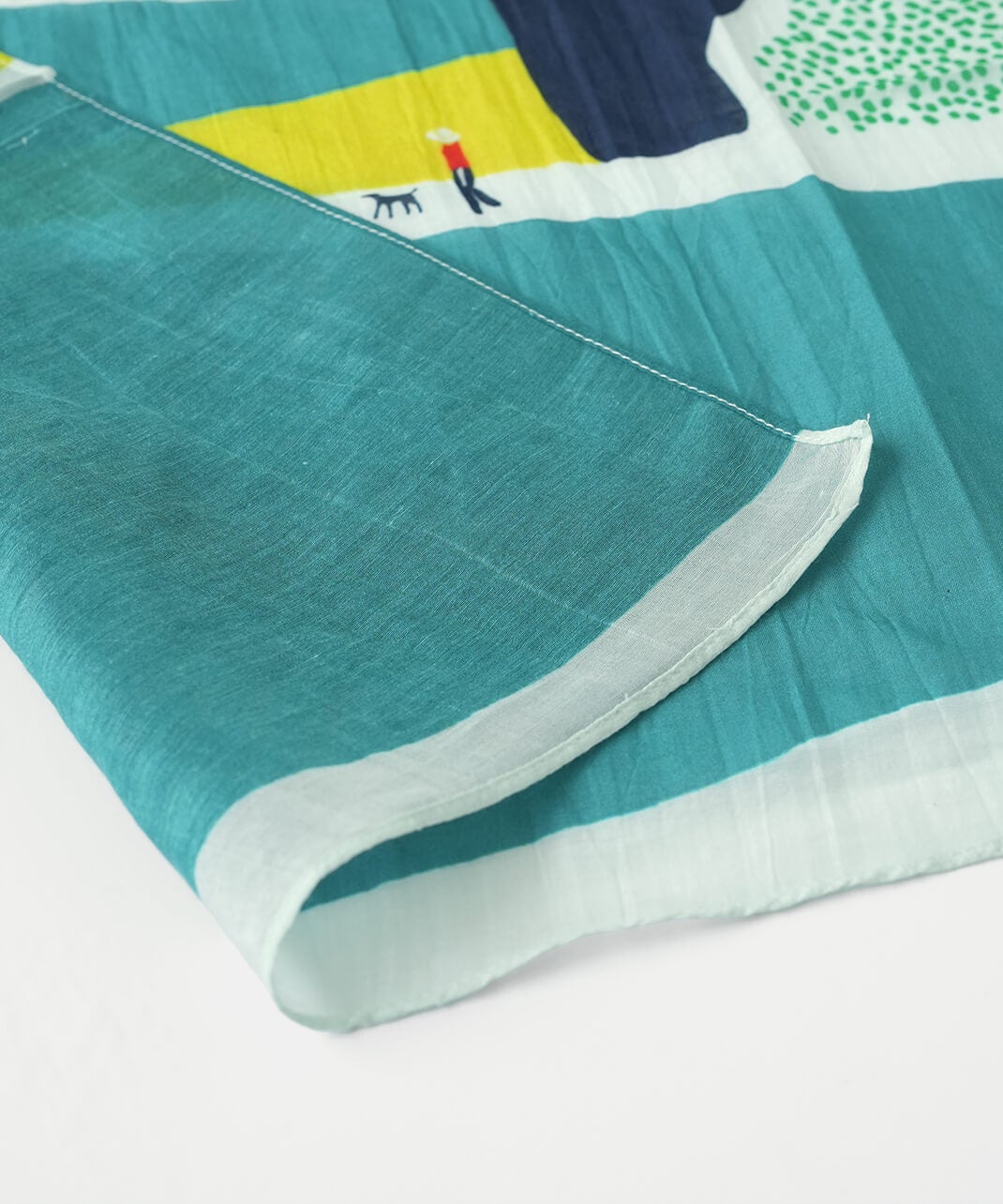 20%off】shesay直島の風景を楽しむコットンシルクスカーフ