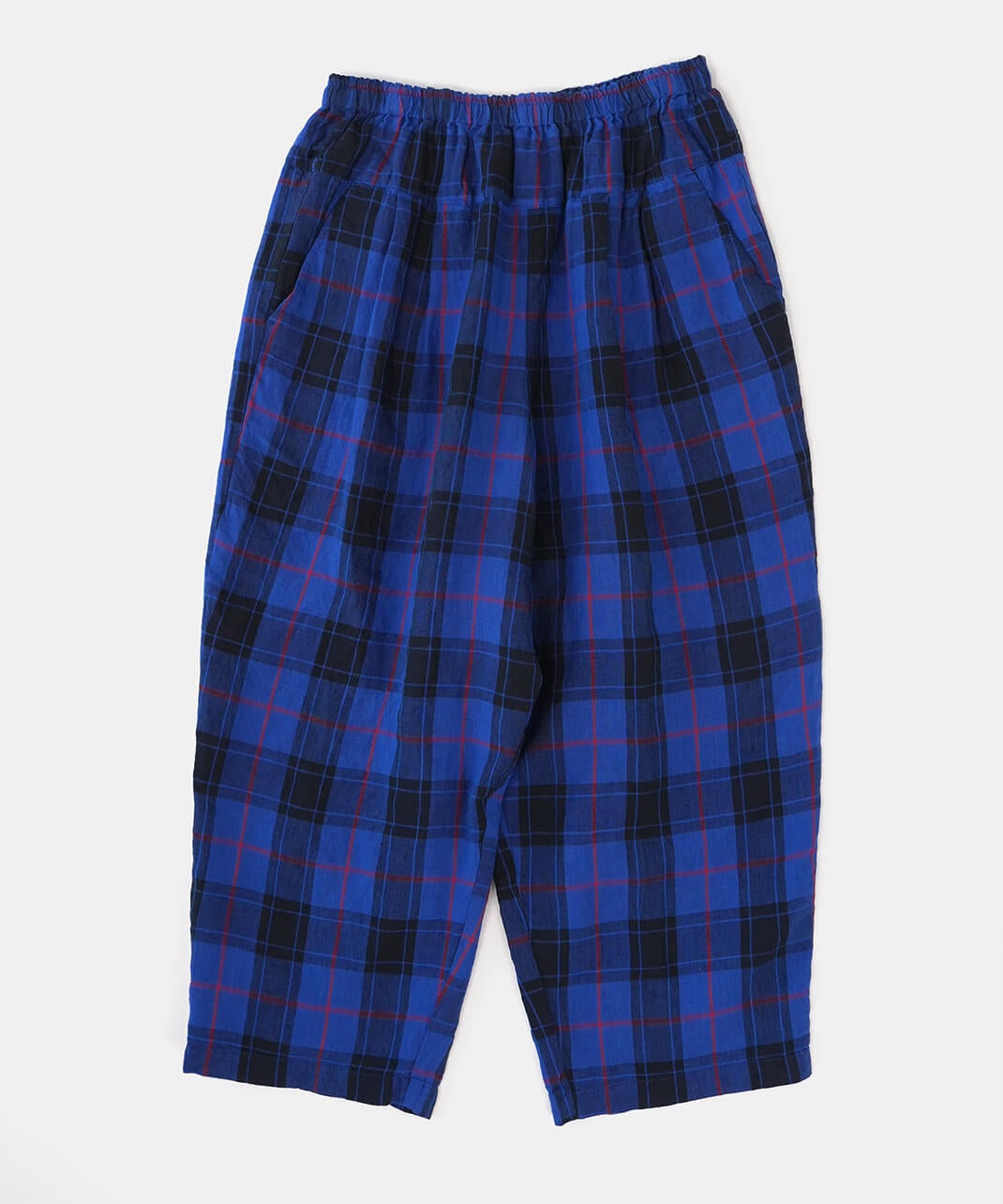 20%off】mumokutekiリネンのタックテーパードパンツ | mumokuteki
