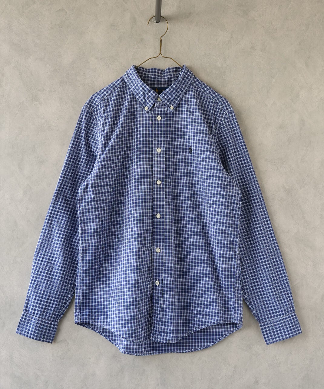 RALPH LAUREN古着コットンギンガムチェックシャツ 182 | mumokuteki