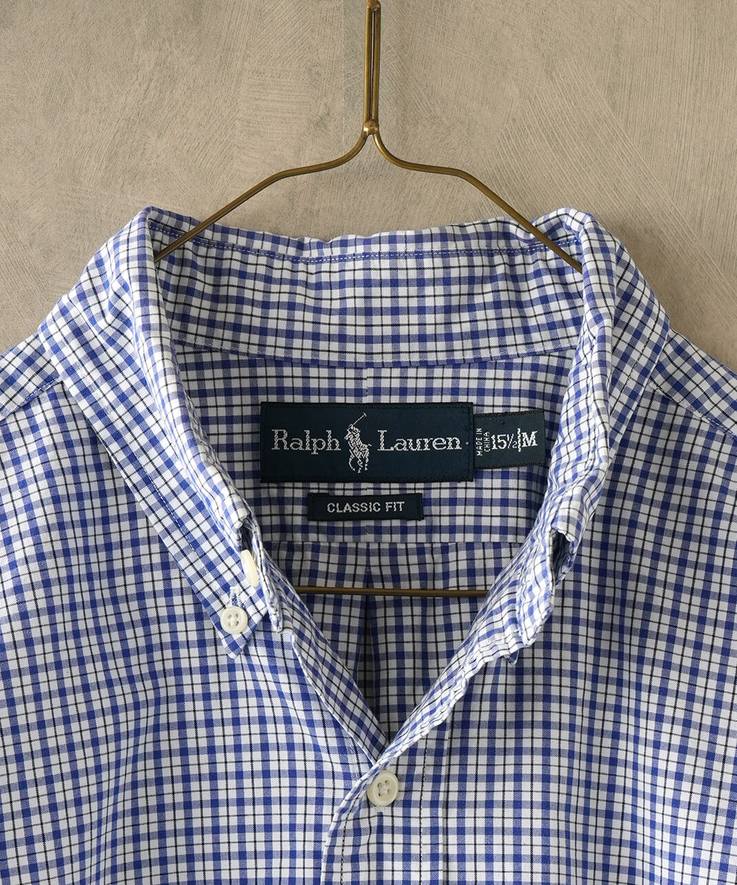 RALPH LAUREN古着コットンギンガムチェックシャツ 52 | mumokuteki