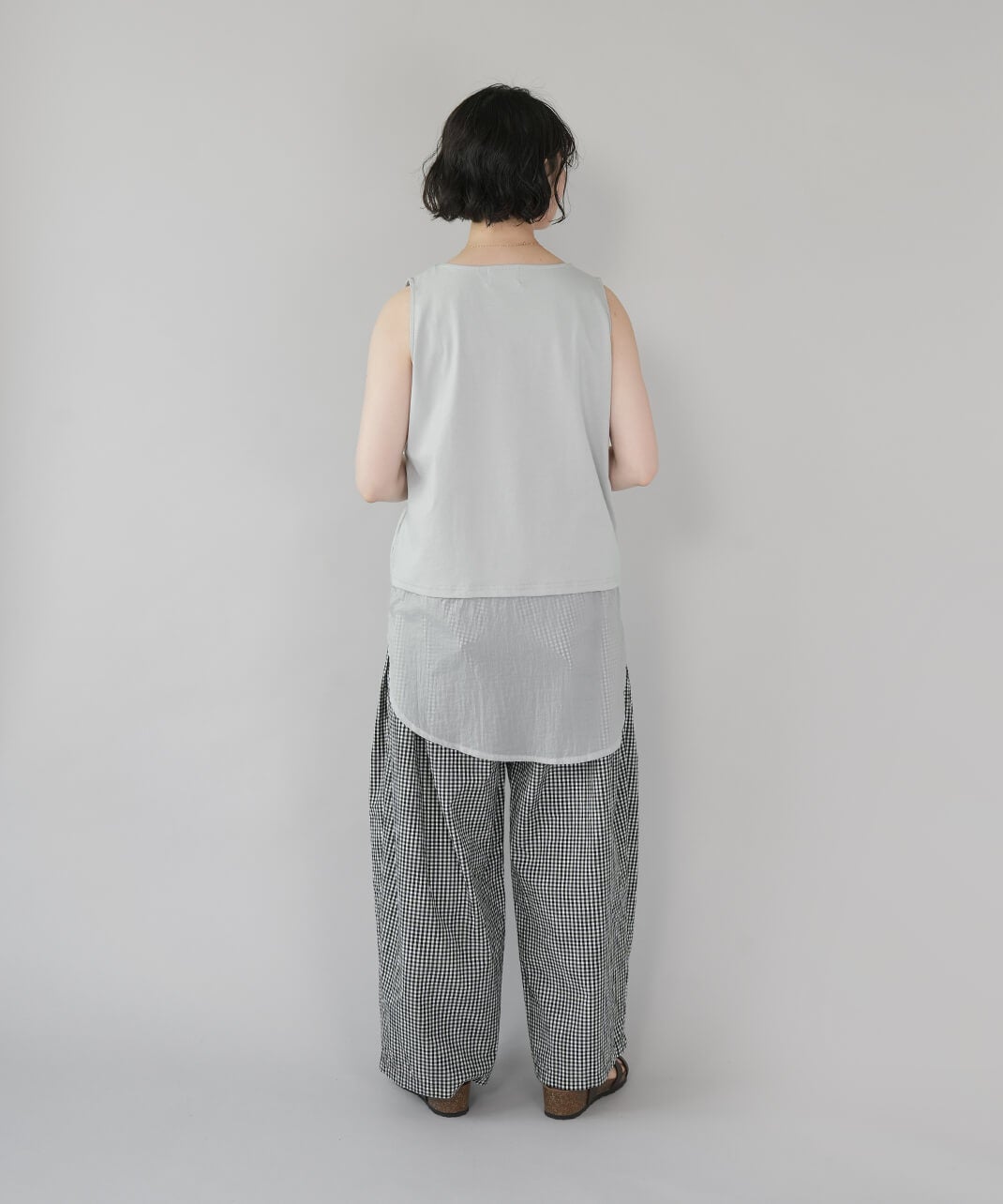BLAMINK タンクトップ サイズ0 mumokuteki重ね着を楽しむアイスタッチのタンクトップ | mumokuteki