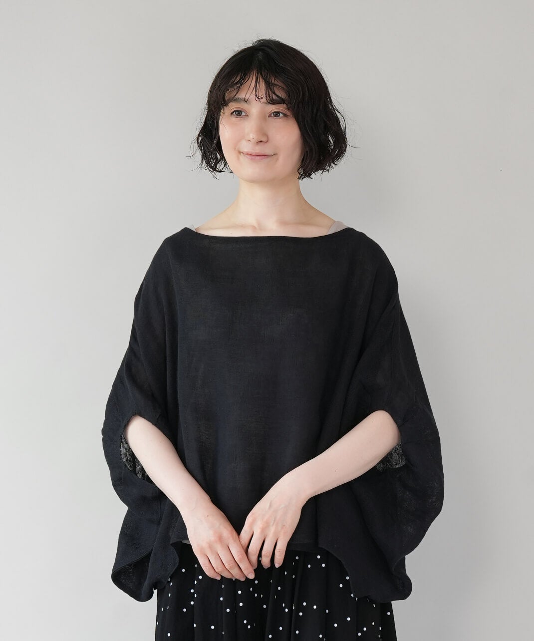 BAN INOUE蚊帳の日常着やわらかな蚊帳のスモック | mumokuteki