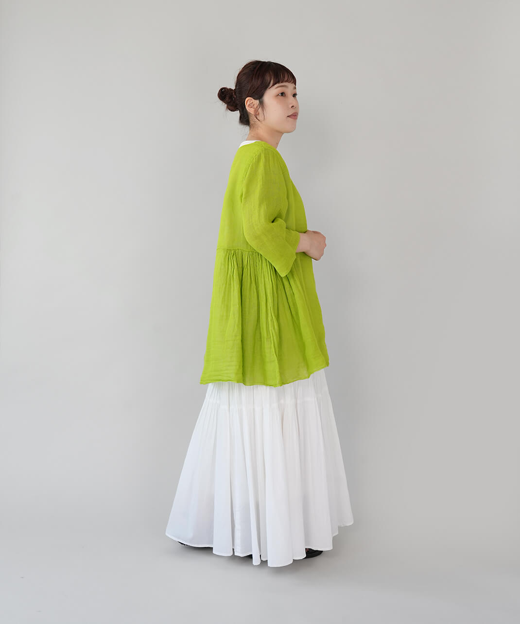 BAN INOUE蚊帳の日常着やわらかな蚊帳のチュニック | mumokuteki