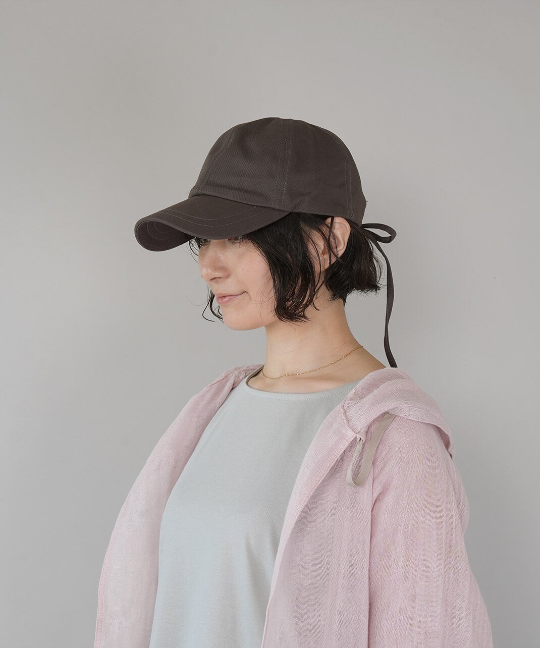 shesayUVカット加工大人のバックリボンキャップ | mumokuteki