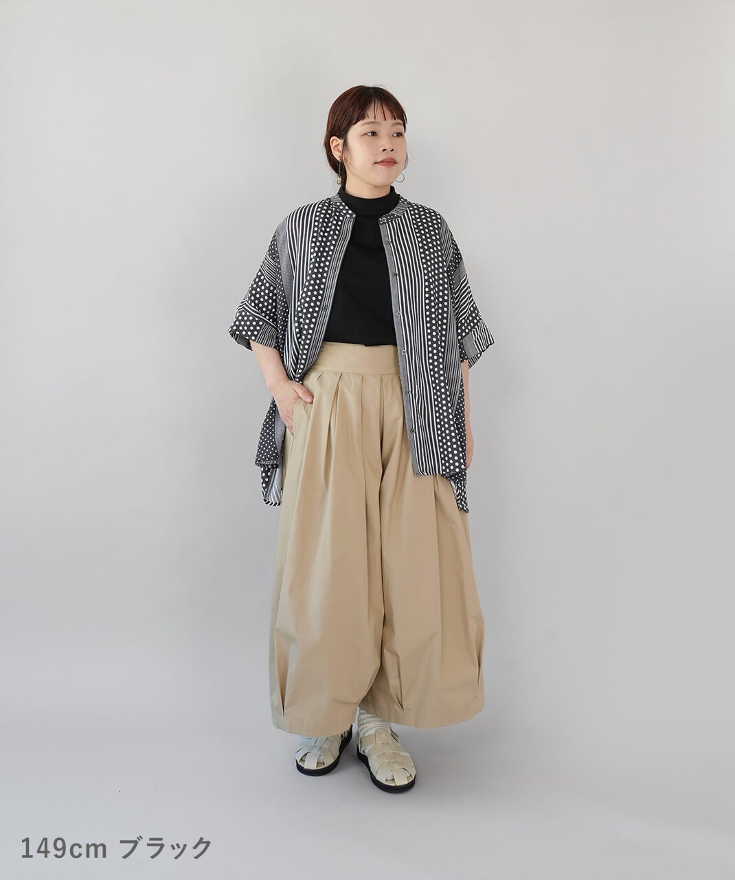 mumokutekiひんやり心地よいハイネックのタンクトップ | mumokuteki