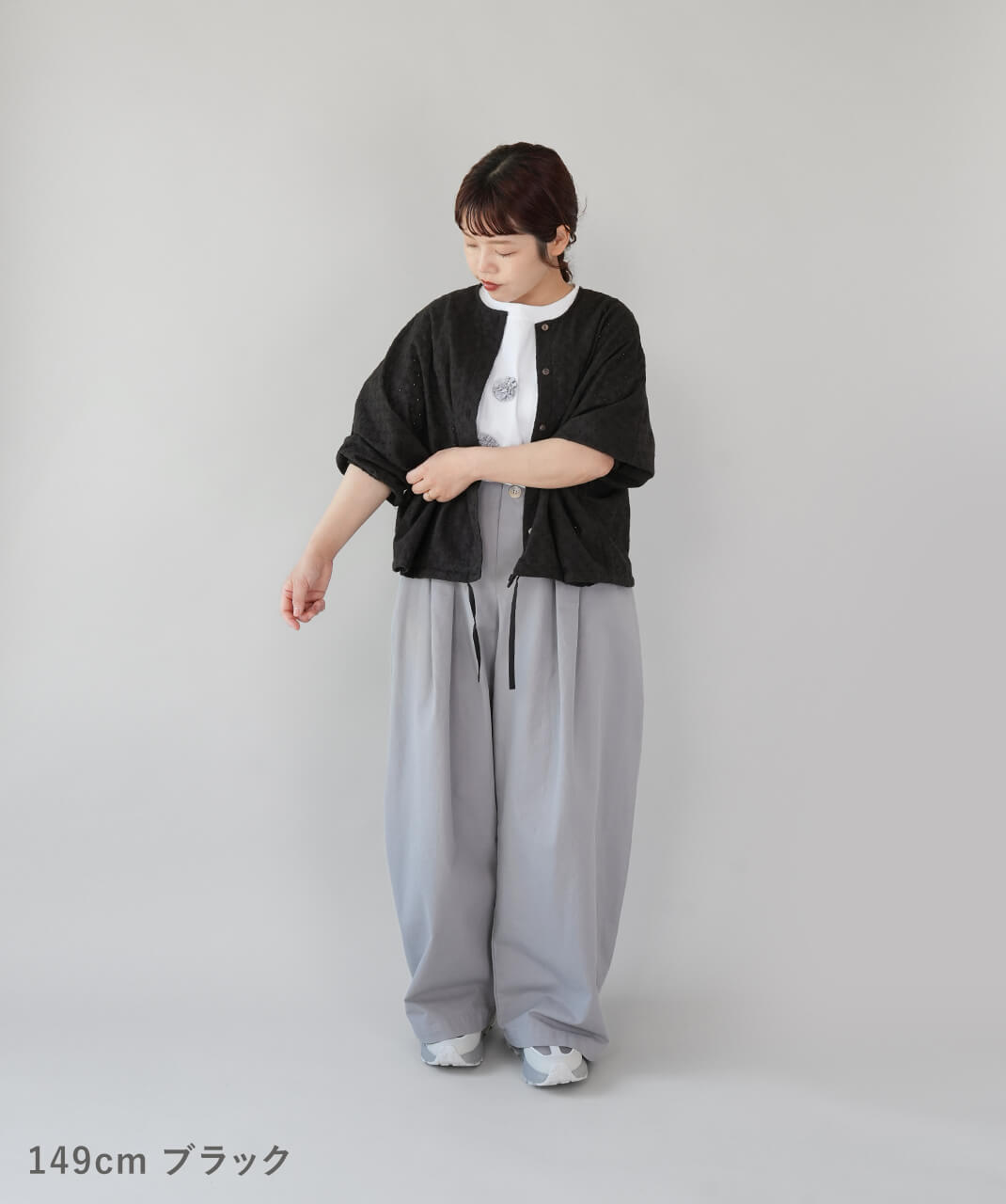 mumokuteki花柄刺繍の2WAYドルマンブラウス | mumokutekiオンラインストア