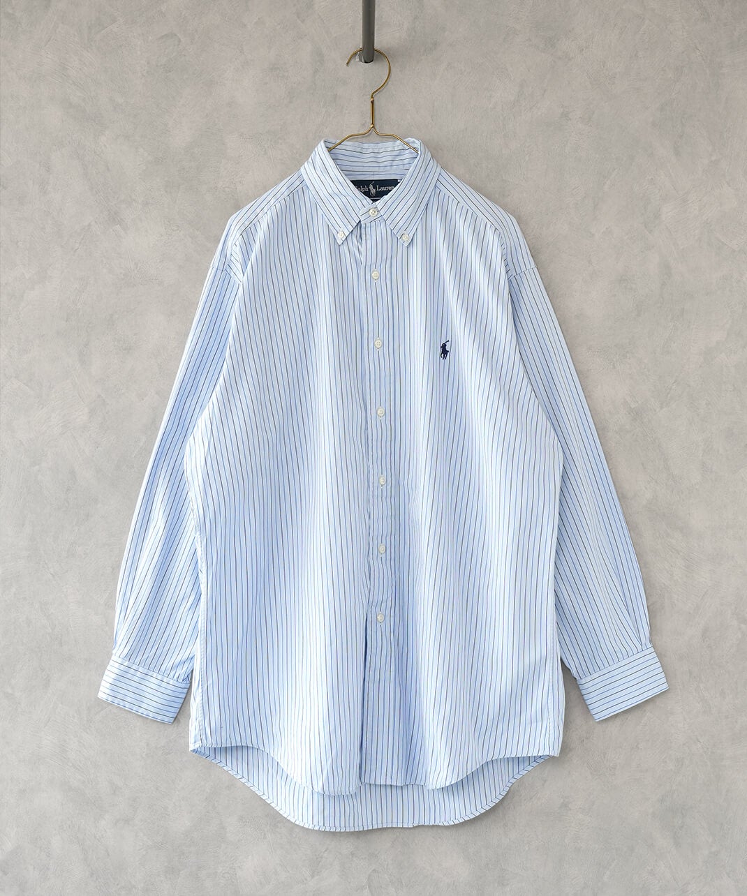 RALPH LAUREN古着コットンストライプシャツ 43 | mumokutekiオンライン