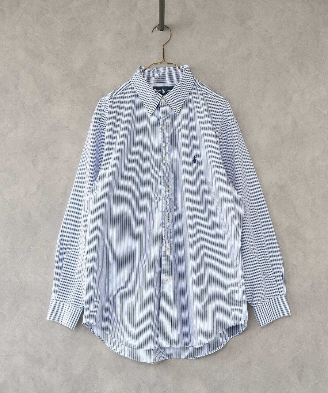 RALPH LAUREN古着コットンストライプシャツ 44 | mumokutekiオンライン