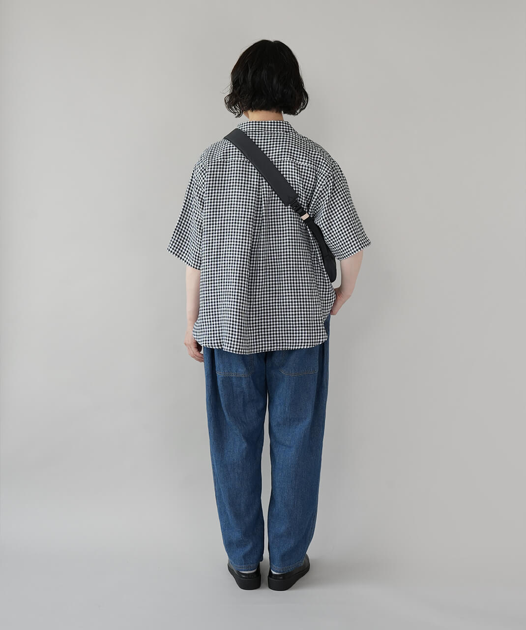 ista-ireコットンリネンのルーズデニムパンツ | mumokutekiオンライン