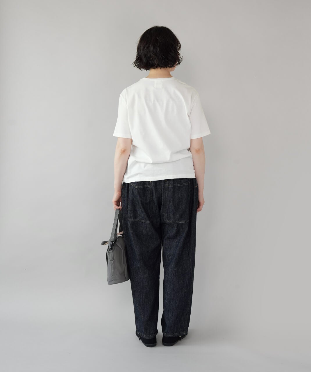 ista-ireコットンリネンのルーズデニムパンツ | mumokutekiオンライン