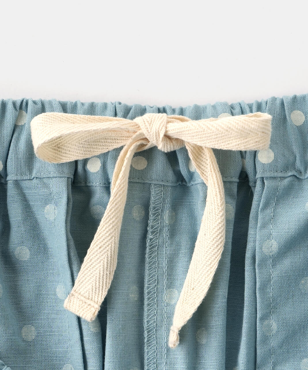 30%off】ista-ireコットンリネンのドットistaパンツ | mumokuteki