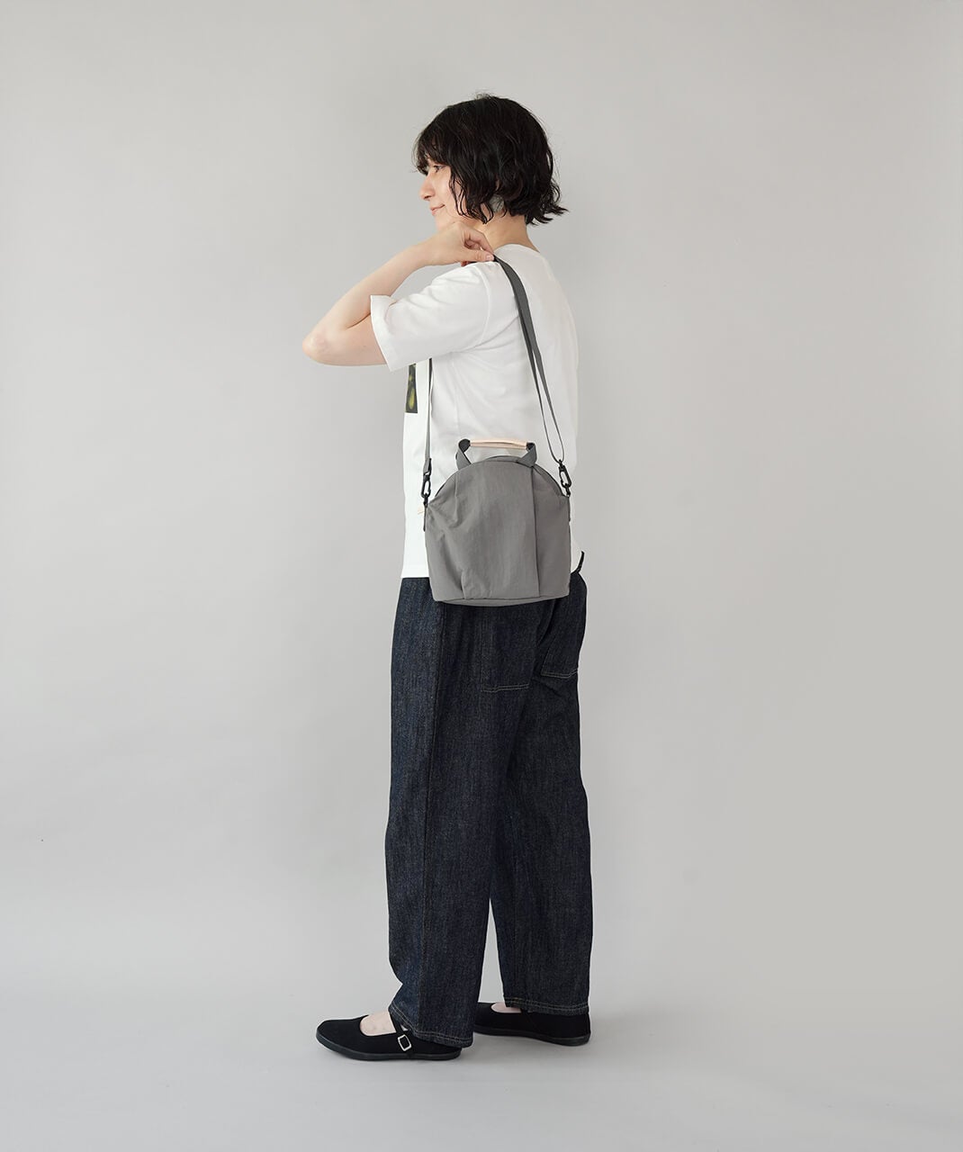 EARTH MADE軽量ナイロン2WAYミニショルダーバッグ | mumokuteki
