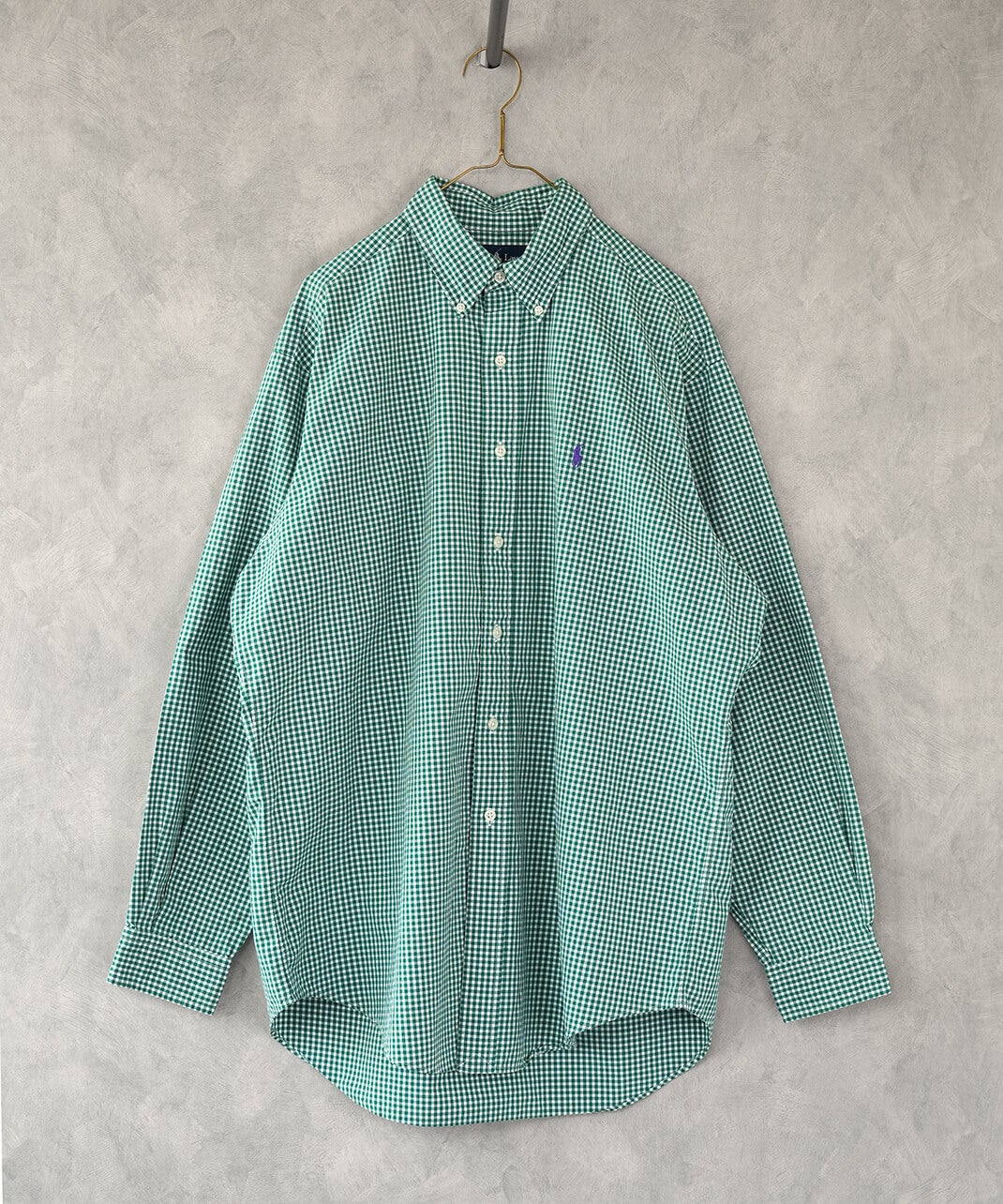 RALPH LAUREN古着コットンギンガムチェックシャツ 69 | mumokuteki