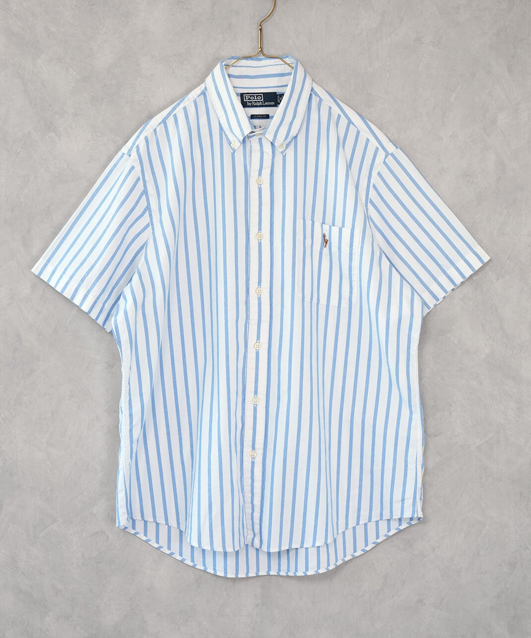 RALPH LAUREN古着コットンストライプ半袖シャツ 6 | mumokuteki