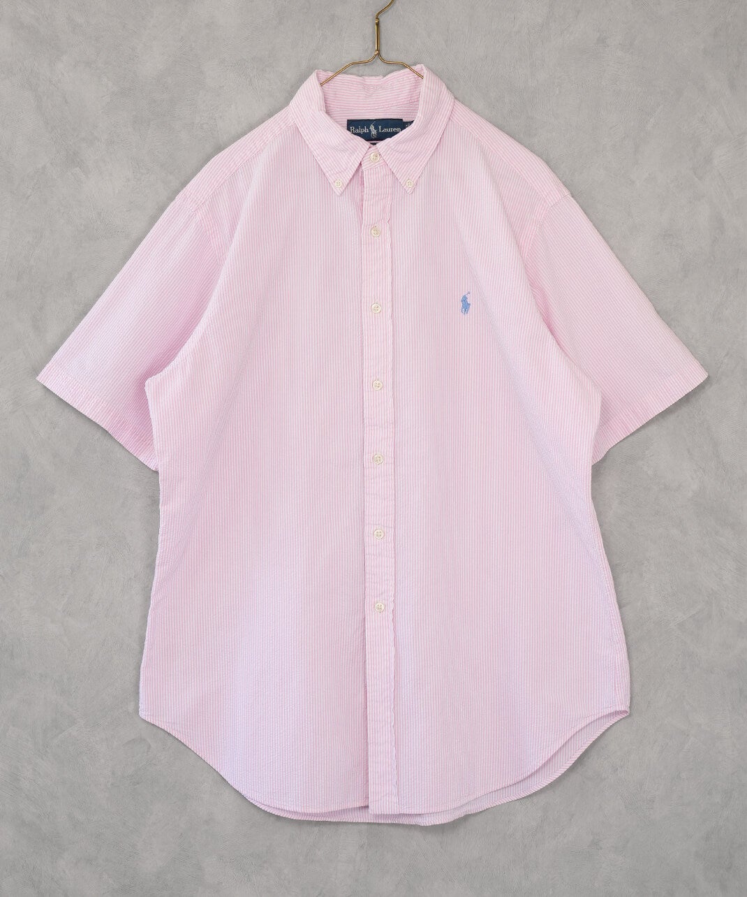 RALPH LAUREN古着コットンストライプ半袖シャツ 9 | mumokuteki