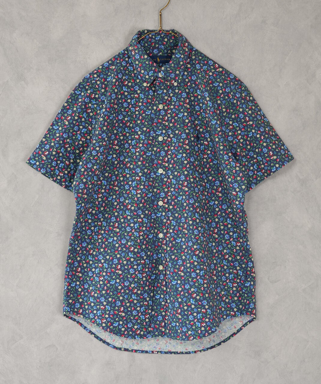 LAUREN Ralph Lauren リネン 花柄 半袖レディースシャツ M RALPH LAUREN古着コットン小花柄半袖シャツ16 | mumokutekiオンライン