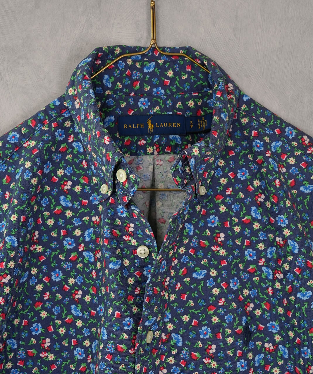 RALPH LAUREN古着コットン小花柄半袖シャツ16 | mumokutekiオンライン