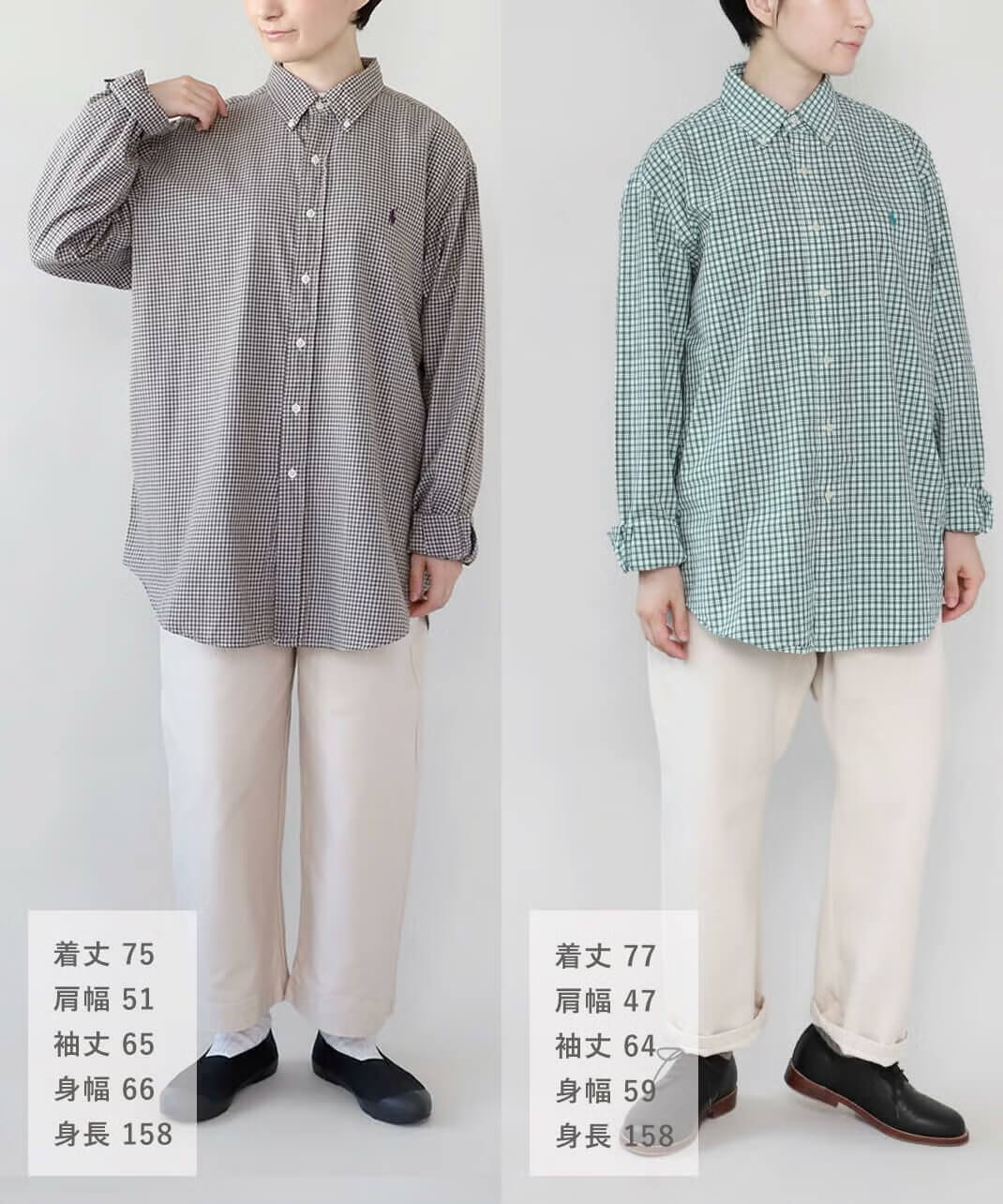 RALPH LAUREN古着コットンギンガムチェックシャツ117 | mumokuteki