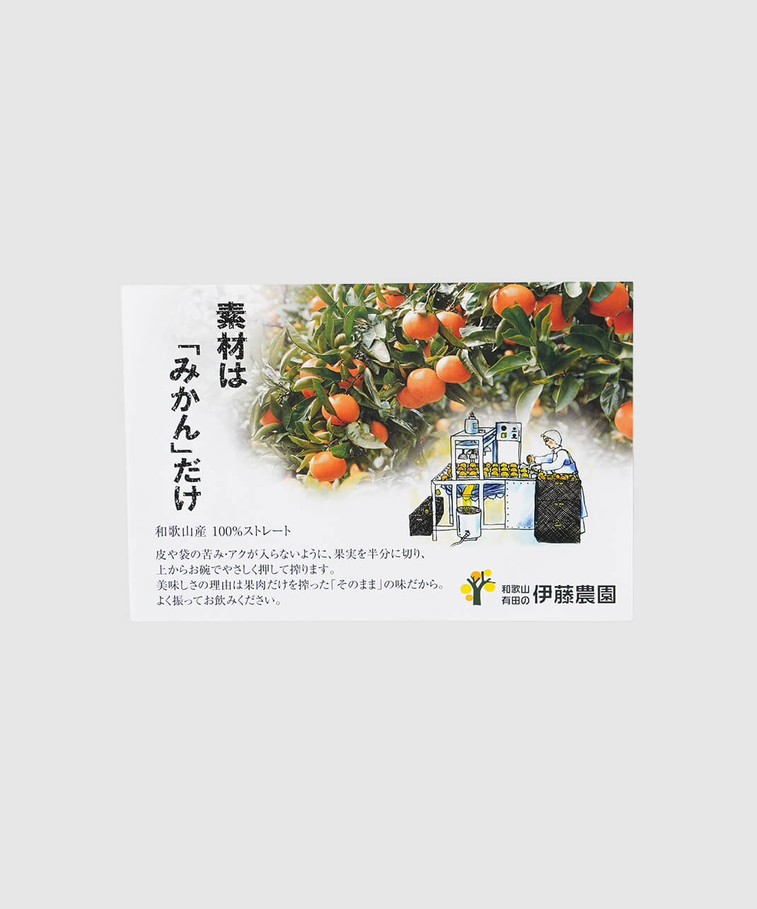 伊藤農園100%ピュアジュースギフト(750ml×2本)みかん・はっさく