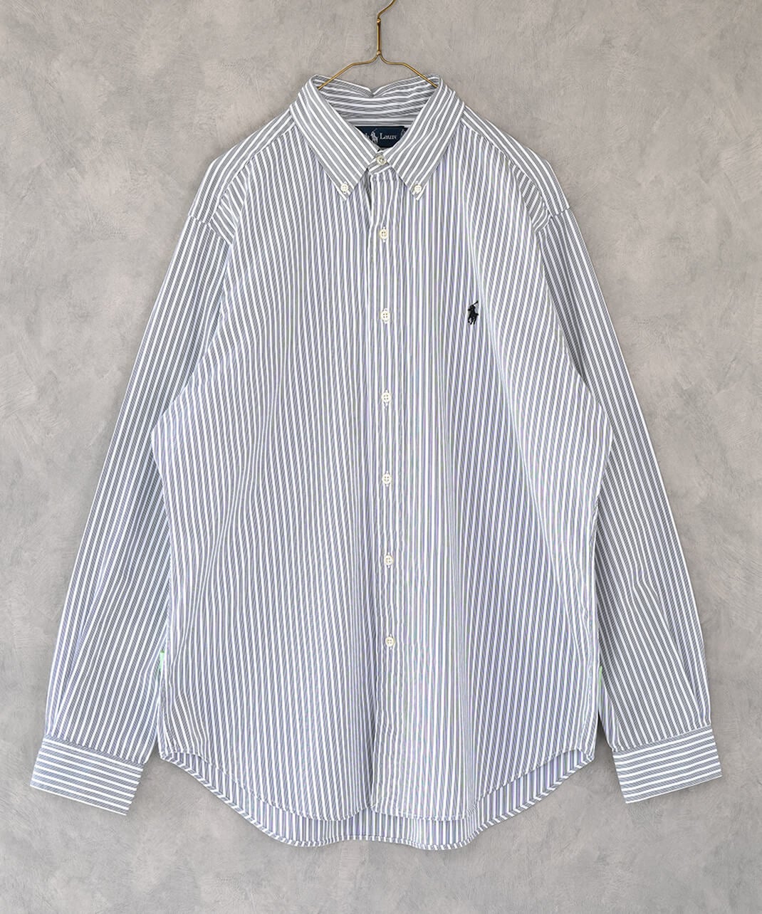 RALPH LAUREN古着コットンストライプシャツ126 | mumokutekiオンライン