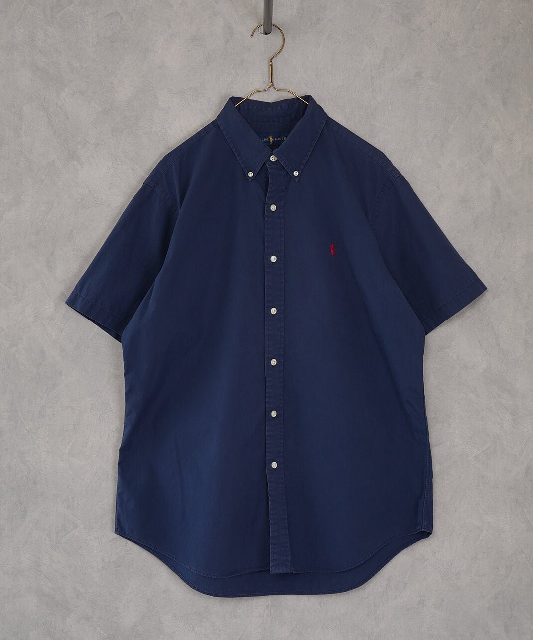 RALPH LAUREN古着コットンネイビー半袖シャツ3 | mumokutekiオンライン
