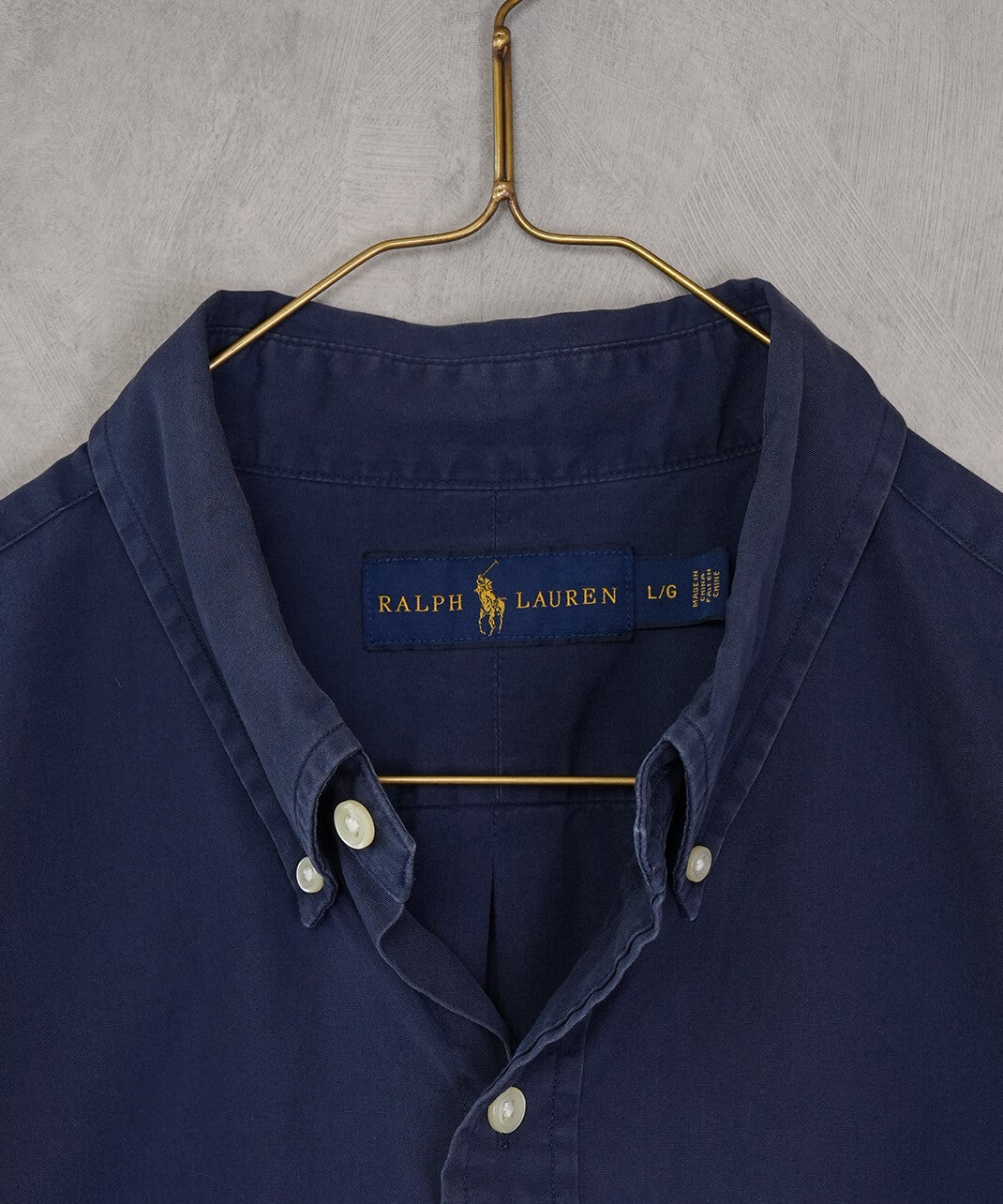 RALPH LAUREN古着コットンネイビー半袖シャツ3 | mumokutekiオンライン