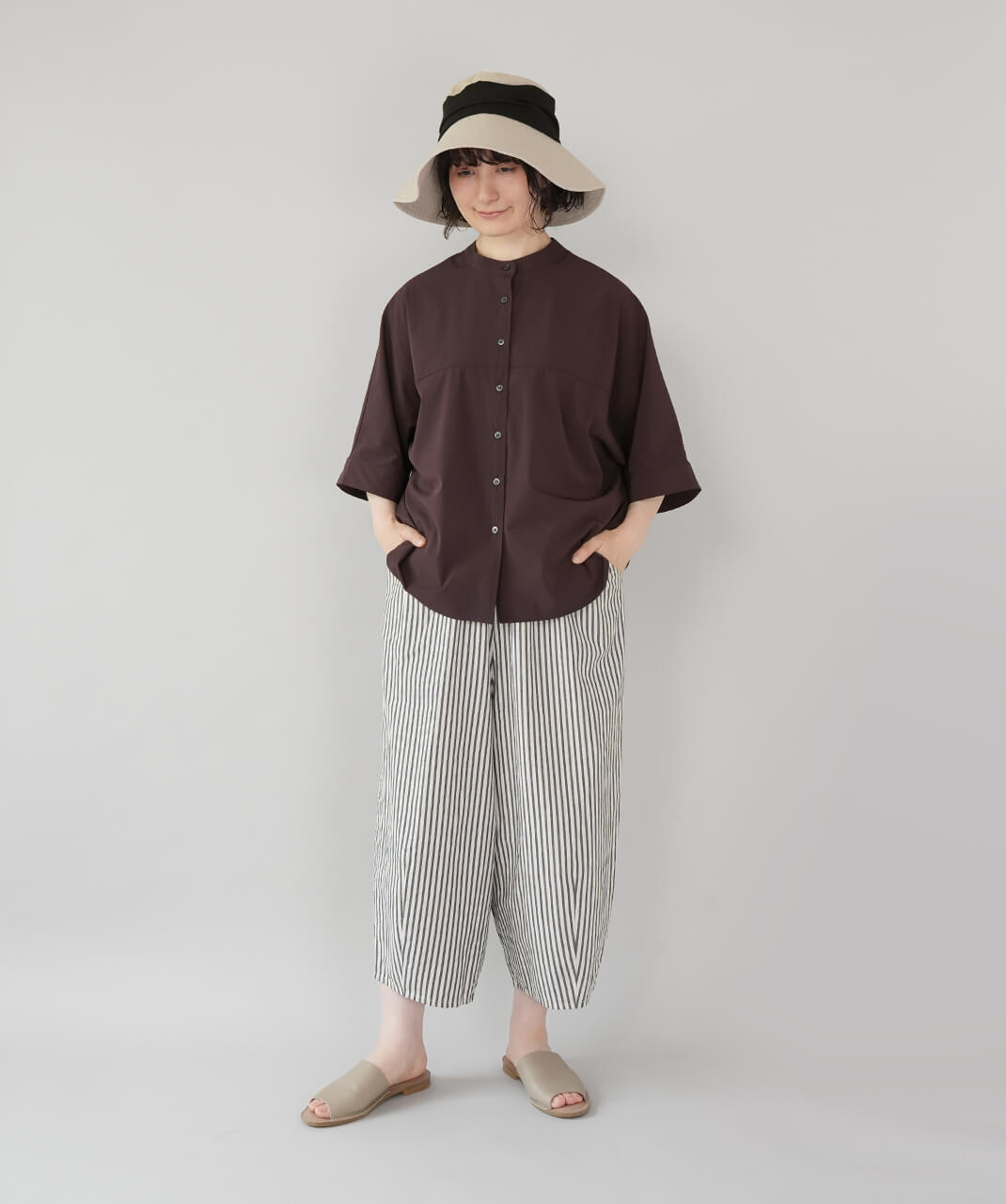【新品未使用】SOU・SOU 麻　富士　こきひ×雲間に菊　サルエルパンツ 新品未使用】SOU・SOU 麻 富士 こきひ×雲間に菊 サルエルパンツ 新品未