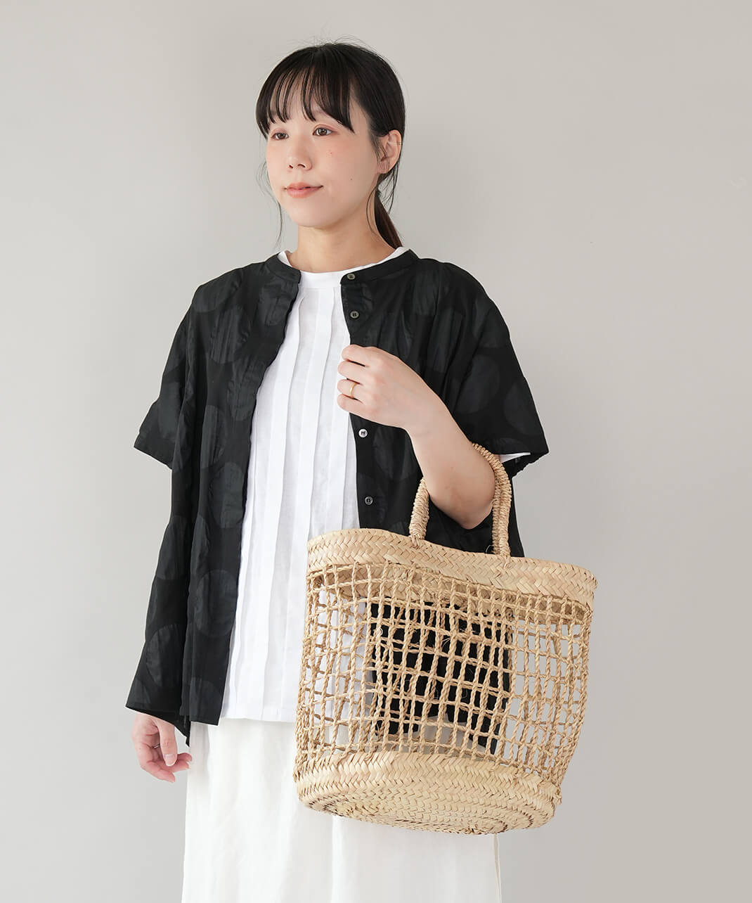 ツーママ様　オーダーカゴ完成品 松野屋タザ楕円底格子カゴ横長・スクエア | mumokutekiオンラインストア