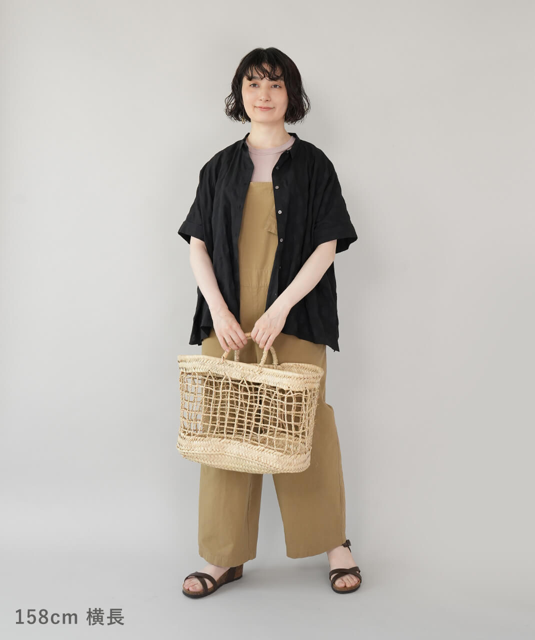 松野屋タザ楕円底格子カゴ横長・スクエア | mumokutekiオンラインストア