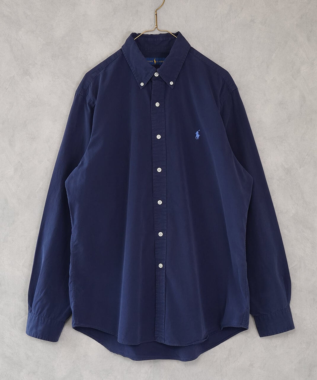 RALPH LAUREN古着コットンネイビーシャツ95 | mumokutekiオンラインストア