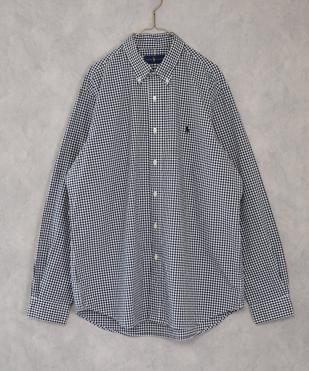 RALPH LAUREN古着コットンギンガムチェックシャツ105 | mumokuteki
