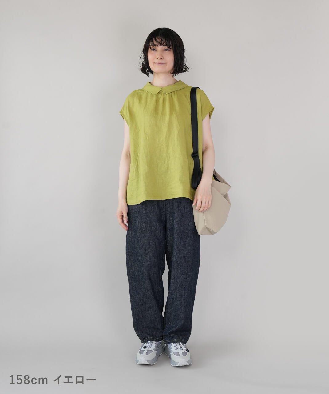 30％off】mumokutekiリネンのノースリーブブラウス | mumokuteki