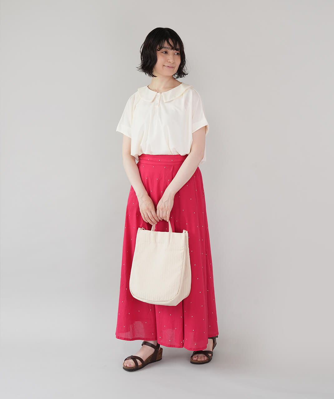ふんわり2 30％off】mumokutekiひんやりやわらかな2WAYカットソー | mumokuteki