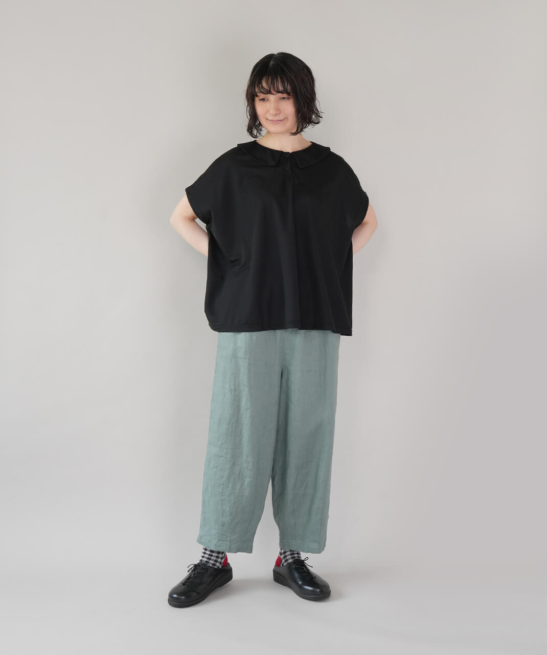 ふんわり2 30％off】mumokutekiひんやりやわらかな2WAYカットソー | mumokuteki